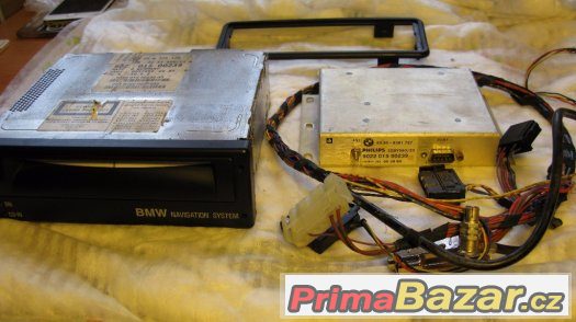 GPS MK1 jednotka+rámeček+přijímač GPS+kabeláž pro BMW E38 – fotografie 1