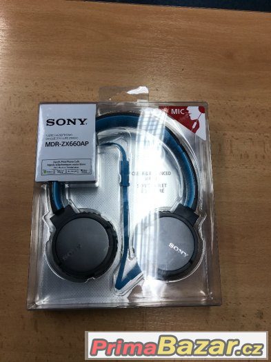 NOVÁ sluchátka SONY MDR-ZX660AP – fotografie 1