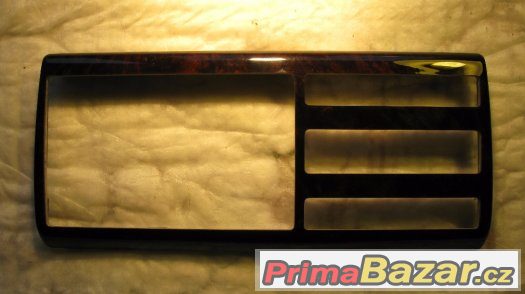 Rámeček kolem monitoru/radia BMW E38,E39-HNĚDÉ DŘEVO – fotografie 1