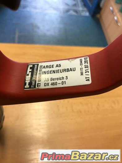 Nastřelovačka hřebíků Hilti DX 460 + krabice – fotografie 5