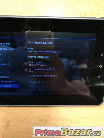 Tablet GoClever TAB A73 + nabíječka – fotografie 4