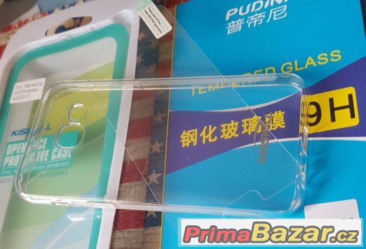 Samsung A3 Galaxy A320 SADA Sklo + Pouzdro silikon TPU – fotografie 2