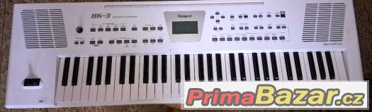 Keyboard ROLAND - BK-3 - v bílém provedení – fotografie 1