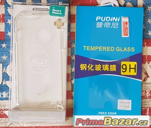 Apple iPhone 6 (4.7")  SADA Sklo + Pouzdro silikon TPU – fotografie 2