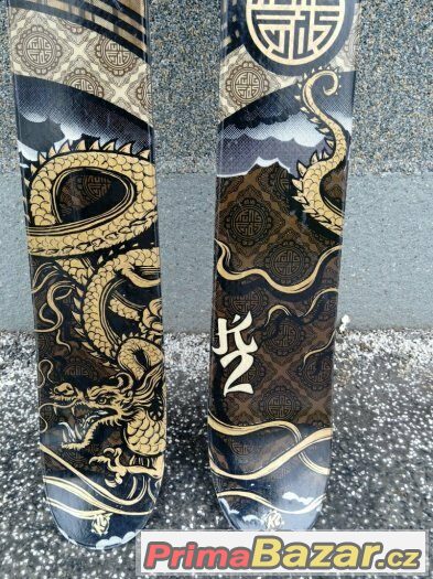 Freeride lyže K2 KungFujas 189cm + Marker Jester - jako nové – fotografie 4