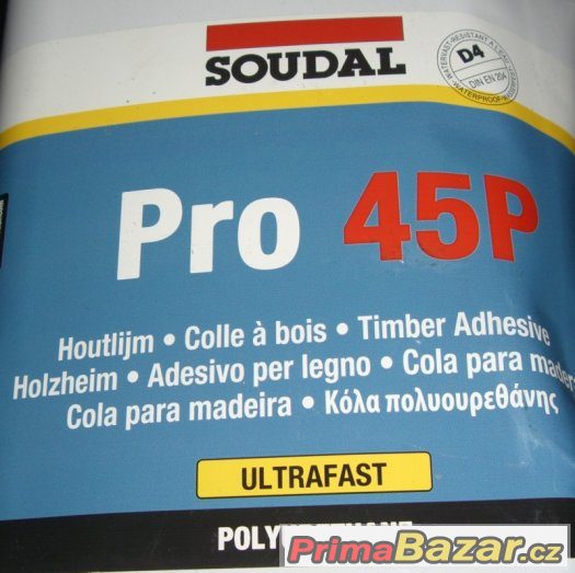 Lepidlo na dřevo PRO 45P 5kg, rychle schnoucí – fotografie 3