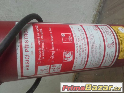 Hasící pristroj CO2 6kg – fotografie 3