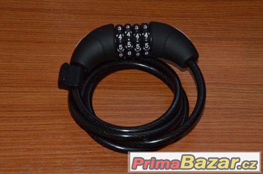 zámek Force spir.120cm8mm4kód+držák – fotografie 2