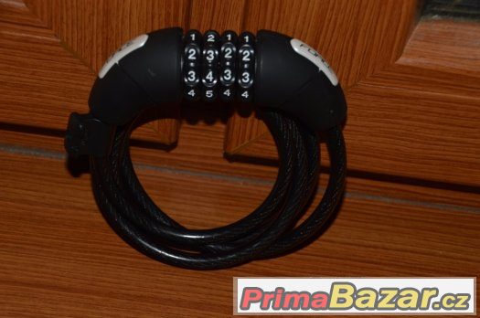 zámek Force spir.120cm8mm4kód+držák – fotografie 4