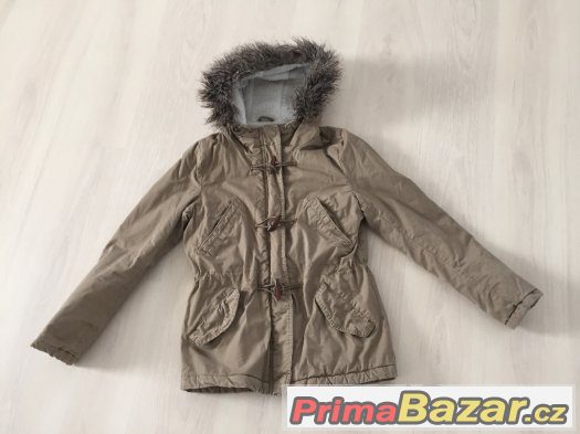 Dámská béžová parka H&M vel. 38 – fotografie 1