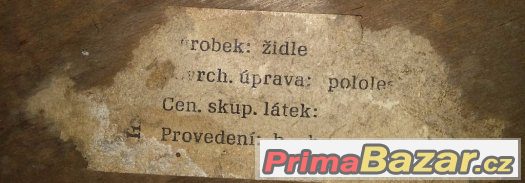 Židle (č.9) – fotografie 3