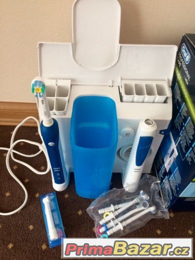 elektrický zubní kartáček Oral-b oxyjet +300 s ústní sprchou – fotografie 2