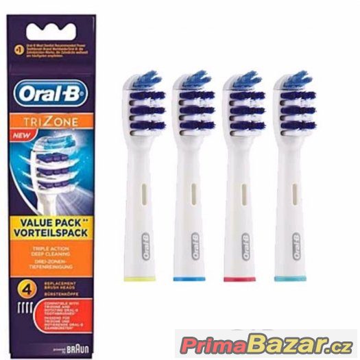 Náhr. kartáčky Oral-B EB 30-4 TriZone  BOMBA CENA – fotografie 1