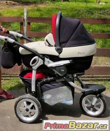 Kočárek: korba, autosedačka (isofix) Peg Pérego Fiat 500 – fotografie 1