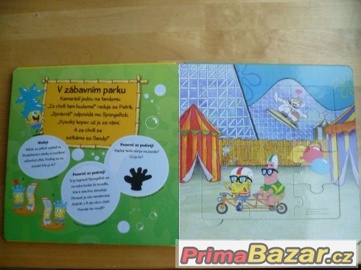 Kniha Sponge Bob puzzle – fotografie 2