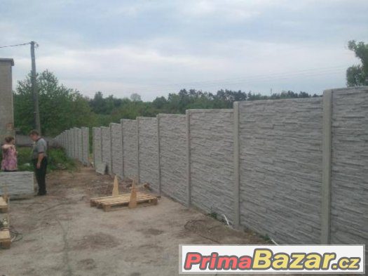 Betonový plot- betonové oplocení- betonové ploty Top ceny – fotografie 3