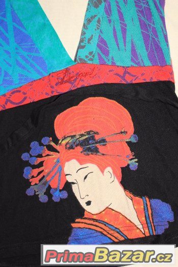 NÁDHERNÝ TOP GEISHA DESIGUAL vel. XS – fotografie 3