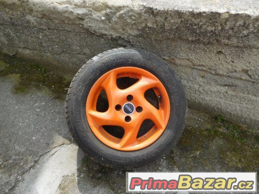 4x ALU kola 14" s pneu – fotografie 1