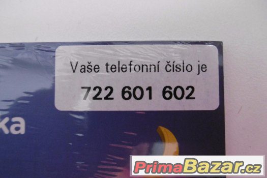 SIM KARTA  722-601-602 – fotografie 1