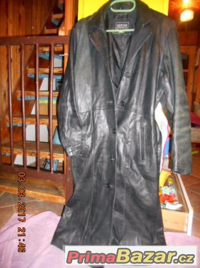 Dámský kožený kabát GENUINE LEATHER – fotografie 1