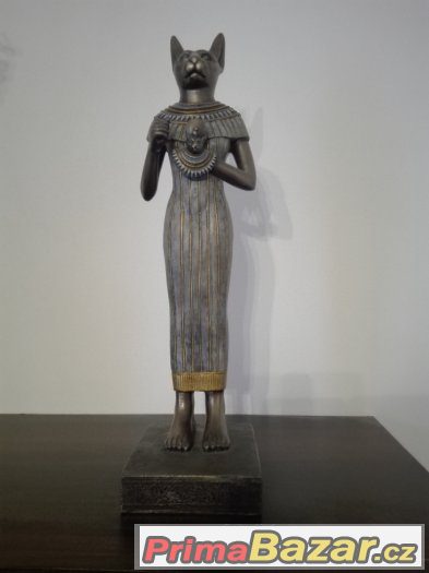 Prodám egyptskou sošku, vyska sochy 38 cm – fotografie 1