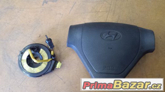 Hyundai Getz airbag řidiče vč. kroužku a řídící jednotky – fotografie 1