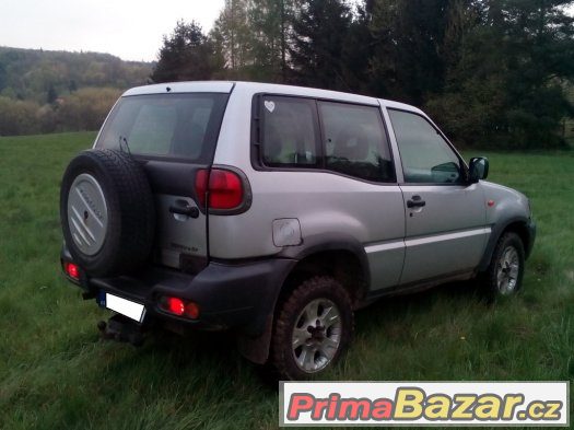 4x4 NISSAN TERRANO II ROK 2003 2.7 TDI WEBASTO KLIMA – fotografie 3