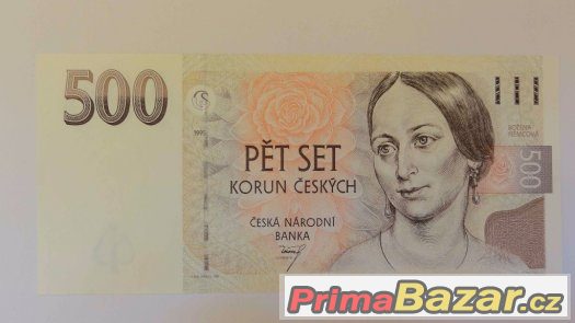 500 Kč 1995 UNC – fotografie 1