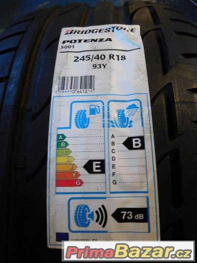 Bridgestone Potenza S001 245/40/18 93Y FR XL - 2x letní – fotografie 2