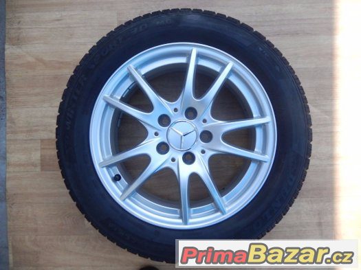 Mercedes Benz B A246 5x112 6,5x16 ET49 + 205/55/16 orig.zima – fotografie 1