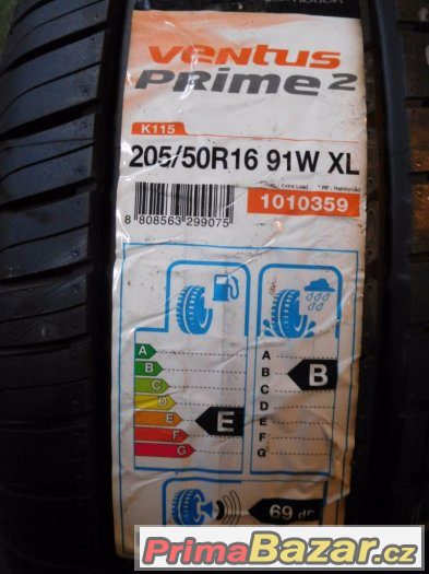 2x letní Hankook Ventus Prime2 205/50/16 91W – fotografie 3