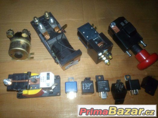 Stykač 12V, 24V, 48V... contactor, relé ... – fotografie 2