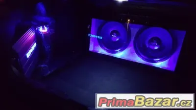 Prodám audiozástavbu 2x12" Focal 30 A1 Hifonics ZEUS