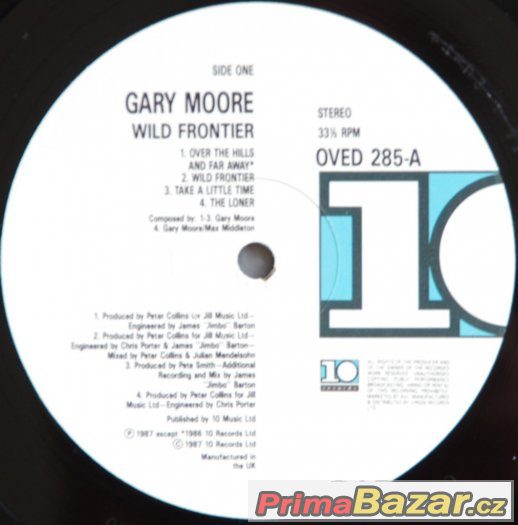Gary Moore - Wild Frontier 1987 – fotografie 3