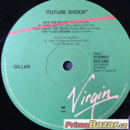 Gillan ‎– Future Shock 1981 – fotografie 2