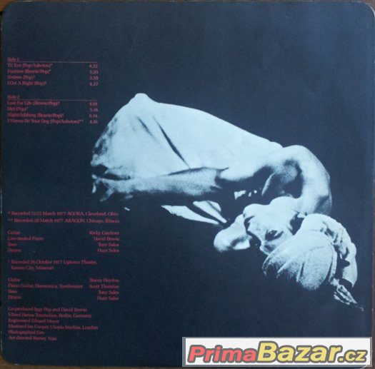 Iggy Pop - TV Eye 1977 Live (LP) 1978 – fotografie 4
