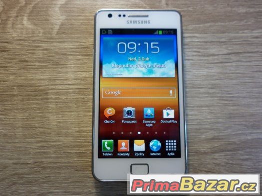 Samsung Galaxy S2, 16GB, 8MPx foto, bílý. – fotografie 1