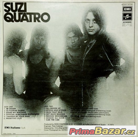 Suzi Quatro ‎– Suzi Quatro 1974 – fotografie 2