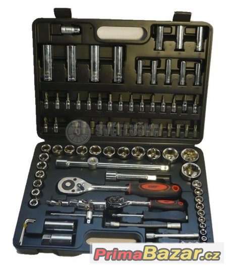 Gola sada 94ks ráčna 1/2" a 1/4" Crome-Vanadium – fotografie 2