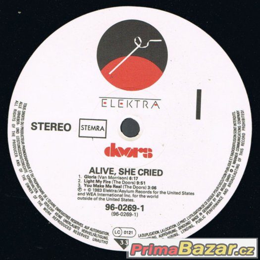 Doors  - Alive, She Cried (LP) 1983 – fotografie 3