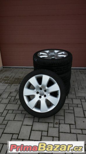 Al kola 5x112 r18 + 245/40/18 orig. AUDI A6 ET 39 – fotografie 1