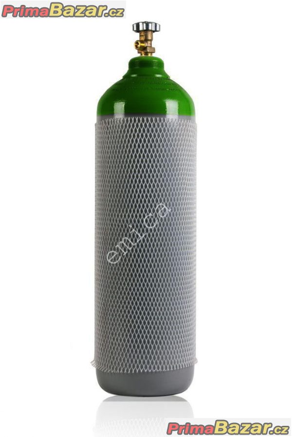 Tlakové láhve 8L 20L 200/300 bar ARGON CO2 BIOGON DUSIK KYSLIK – fotografie 1