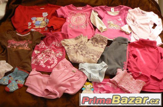 2/ Balík značkového oblečení pro dívku 92/98 + dárek – fotografie 1