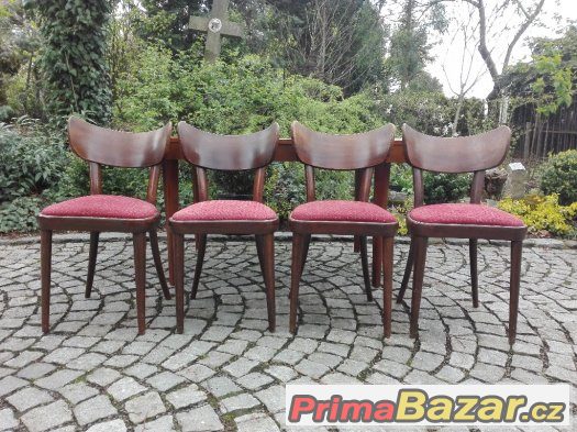 Jídelní sestava / židle / stůl / Thonet / art deco / retro – fotografie 4