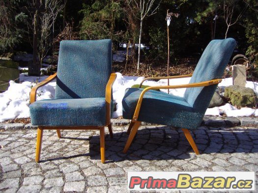 Sestava křesel a stolku / brusel 58 / retro – fotografie 2
