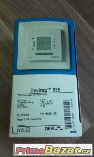 Termostat DEVI – fotografie 1