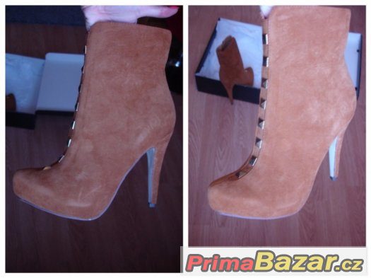 Semišové kozačky zn. Justfab vel. 41 – fotografie 2