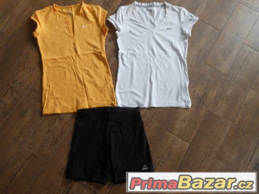 2x tričko zn.NIKE+kraťasy ADIDAS,CENA ZA VŠE – fotografie 1