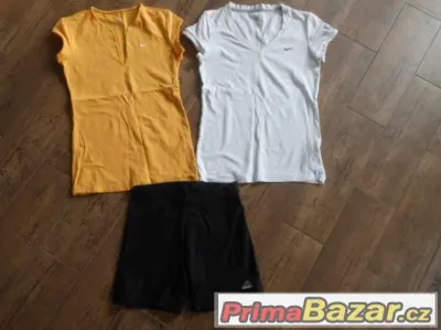 2x tričko zn.NIKE+kraťasy ADIDAS,CENA ZA VŠE