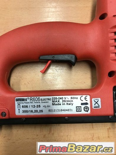 Elektrická sponkovařka Rapid R606 electric – fotografie 3